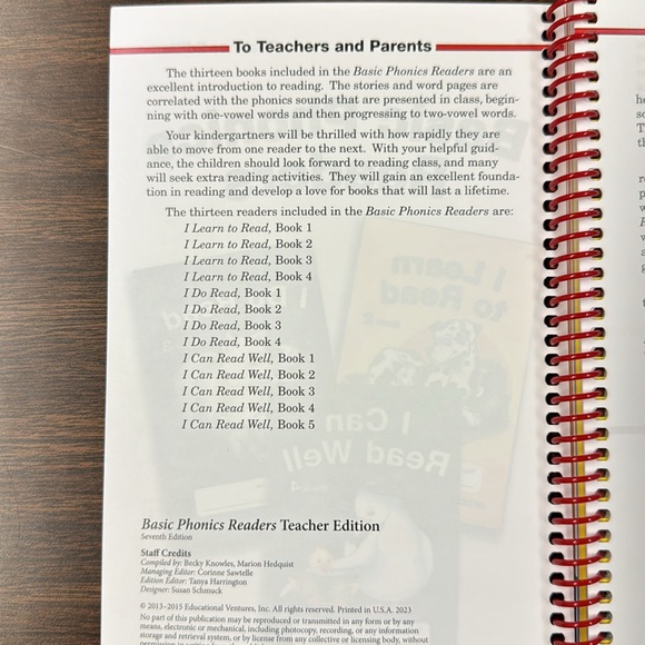 Brand New Abeka Basic Phonics Readers (Teacher Edition). - Picture 2 of 3